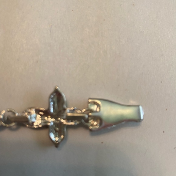 Silver Bracelet Crosses With Turquoise Stones - Picture 9 of 11